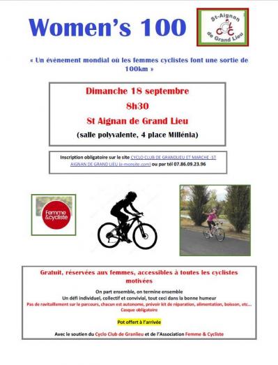 Affiche women s 100 ccgl